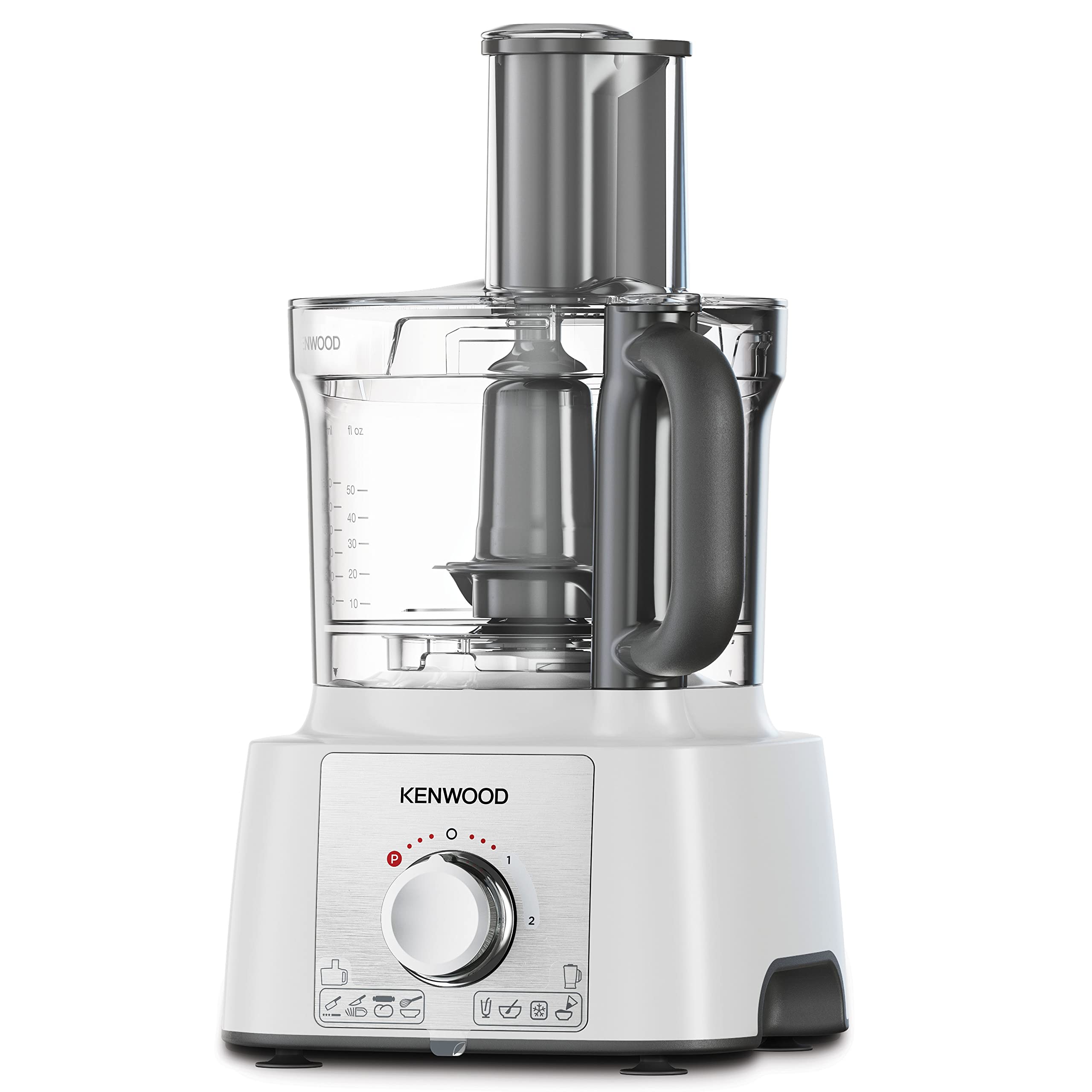 Kenwood Food Processor 1000W Multi-Functional With 3L Bowl, 2 Stainless Steel Disks, Blender, Grinder Mill, Whisk, Dough Maker Kenwood Food Processor 1000W Multi-Functional With 3L Bowl, 2 Stainless Steel Disks, Blender, Grinder Mill, Whisk, Dough Maker